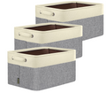 3 Pack Fabric Closet Storage Bins